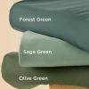 imageBedsure Duvet Cover Queen Size  Only Includes 1 Duvet Cover 90x90 Hotel Luxury Soft Double Brushed All Season Bedding for Kids amp Adults Zipper Closure Grey No Comforter No Pillow Shams02  Olive Green No Comforter