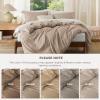 imageBedsure Duvet Cover Queen Size  Only Includes 1 Duvet Cover 90x90 Hotel Luxury Soft Double Brushed All Season Bedding for Kids amp Adults Zipper Closure Grey No Comforter No Pillow Shams09  Hazel No Comforter