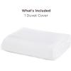 imageBedsure Duvet Cover Queen Size  Only Includes 1 Duvet Cover 90x90 Hotel Luxury Soft Double Brushed All Season Bedding for Kids amp Adults Zipper Closure Grey No Comforter No Pillow Shams01  White Only Duvet Cover