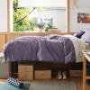 imageBedsure Duvet Cover Queen Size  Only Includes 1 Duvet Cover 90x90 Hotel Luxury Soft Double Brushed All Season Bedding for Kids amp Adults Zipper Closure Grey No Comforter No Pillow Shams11  Grayish Purple No Comforter