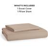imageBedsure Duvet Cover Queen Size  Only Includes 1 Duvet Cover 90x90 Hotel Luxury Soft Double Brushed All Season Bedding for Kids amp Adults Zipper Closure Grey No Comforter No Pillow Shams09  Hazel No Comforter