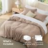 imageBedsure Duvet Cover Queen Size  Only Includes 1 Duvet Cover 90x90 Hotel Luxury Soft Double Brushed All Season Bedding for Kids amp Adults Zipper Closure Grey No Comforter No Pillow Shams09  Light Khaki No Comforter