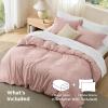 imageBedsure Duvet Cover Queen Size  Only Includes 1 Duvet Cover 90x90 Hotel Luxury Soft Double Brushed All Season Bedding for Kids amp Adults Zipper Closure Grey No Comforter No Pillow Shams08  Blush Pink No Comforter