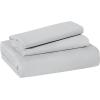 imageBedsure Duvet Cover Queen Size  Only Includes 1 Duvet Cover 90x90 Hotel Luxury Soft Double Brushed All Season Bedding for Kids amp Adults Zipper Closure Grey No Comforter No Pillow Shams05  Silver Grey No Comforter