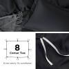 imageBedsure Duvet Cover Queen Size  Only Includes 1 Duvet Cover 90x90 Hotel Luxury Soft Double Brushed All Season Bedding for Kids amp Adults Zipper Closure Grey No Comforter No Pillow Shams07  Black No Comforter