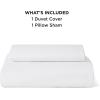 imageBedsure Duvet Cover Queen Size  Only Includes 1 Duvet Cover 90x90 Hotel Luxury Soft Double Brushed All Season Bedding for Kids amp Adults Zipper Closure Grey No Comforter No Pillow Shams01  White No Comforter