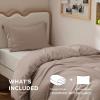 imageBedsure Duvet Cover Queen Size  Only Includes 1 Duvet Cover 90x90 Hotel Luxury Soft Double Brushed All Season Bedding for Kids amp Adults Zipper Closure Grey No Comforter No Pillow Shams09  Light Khaki No Comforter