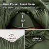 imageBedsure Duvet Cover Queen Size  Only Includes 1 Duvet Cover 90x90 Hotel Luxury Soft Double Brushed All Season Bedding for Kids amp Adults Zipper Closure Grey No Comforter No Pillow Shams02  Olive Green With Fitted Sheet