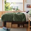 imageBedsure Duvet Cover Queen Size  Only Includes 1 Duvet Cover 90x90 Hotel Luxury Soft Double Brushed All Season Bedding for Kids amp Adults Zipper Closure Grey No Comforter No Pillow Shams02  Olive Green No Comforter