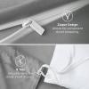 imageBedsure Duvet Cover Queen Size  Only Includes 1 Duvet Cover 90x90 Hotel Luxury Soft Double Brushed All Season Bedding for Kids amp Adults Zipper Closure Grey No Comforter No Pillow Shams05  Grey No Comforter
