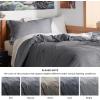 imageBedsure Duvet Cover Queen Size  Only Includes 1 Duvet Cover 90x90 Hotel Luxury Soft Double Brushed All Season Bedding for Kids amp Adults Zipper Closure Grey No Comforter No Pillow Shams00  Dark Grey No Comforter