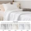 imageBedsure Duvet Cover Queen Size  Only Includes 1 Duvet Cover 90x90 Hotel Luxury Soft Double Brushed All Season Bedding for Kids amp Adults Zipper Closure Grey No Comforter No Pillow Shams01  White Only Duvet Cover