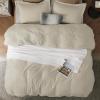 imageBedsure Duvet Cover Queen Size  Only Includes 1 Duvet Cover 90x90 Hotel Luxury Soft Double Brushed All Season Bedding for Kids amp Adults Zipper Closure Grey No Comforter No Pillow Shams03  Linen Only Duvet Cover