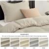 imageBedsure Duvet Cover Queen Size  Only Includes 1 Duvet Cover 90x90 Hotel Luxury Soft Double Brushed All Season Bedding for Kids amp Adults Zipper Closure Grey No Comforter No Pillow Shams03  Linen No Comforter