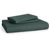 imageBedsure Duvet Cover Queen Size  Only Includes 1 Duvet Cover 90x90 Hotel Luxury Soft Double Brushed All Season Bedding for Kids amp Adults Zipper Closure Grey No Comforter No Pillow Shams04  Forest Green No Comforter