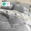 imageBedsure Duvet Cover Queen Size  Only Includes 1 Duvet Cover 90x90 Hotel Luxury Soft Double Brushed All Season Bedding for Kids amp Adults Zipper Closure Grey No Comforter No Pillow Shams05  Grey No Comforter