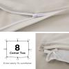 imageBedsure Duvet Cover Queen Size  Only Includes 1 Duvet Cover 90x90 Hotel Luxury Soft Double Brushed All Season Bedding for Kids amp Adults Zipper Closure Grey No Comforter No Pillow Shams03  Linen With Fitted Sheet