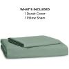 imageBedsure Duvet Cover Queen Size  Only Includes 1 Duvet Cover 90x90 Hotel Luxury Soft Double Brushed All Season Bedding for Kids amp Adults Zipper Closure Grey No Comforter No Pillow Shams04  Sage Green No Comforter