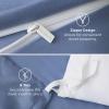 imageBedsure Duvet Cover Queen Size  Only Includes 1 Duvet Cover 90x90 Hotel Luxury Soft Double Brushed All Season Bedding for Kids amp Adults Zipper Closure Grey No Comforter No Pillow Shams06  Slate Blue No Comforter