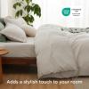 imageBedsure Duvet Cover Queen Size  Only Includes 1 Duvet Cover 90x90 Hotel Luxury Soft Double Brushed All Season Bedding for Kids amp Adults Zipper Closure Grey No Comforter No Pillow Shams03  Linen With Fitted Sheet