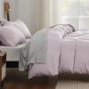 imageBedsure Duvet Cover Queen Size  Only Includes 1 Duvet Cover 90x90 Hotel Luxury Soft Double Brushed All Season Bedding for Kids amp Adults Zipper Closure Grey No Comforter No Pillow Shams08  Pink Mocha No Comforter