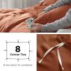imageBedsure Duvet Cover Queen Size  Only Includes 1 Duvet Cover 90x90 Hotel Luxury Soft Double Brushed All Season Bedding for Kids amp Adults Zipper Closure Grey No Comforter No Pillow Shams09  Terracotta No Comforter