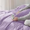 imageBedsure Duvet Cover Queen Size  Only Includes 1 Duvet Cover 90x90 Hotel Luxury Soft Double Brushed All Season Bedding for Kids amp Adults Zipper Closure Grey No Comforter No Pillow Shams11  Orchid Bloom No Comforter