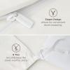 imageBedsure Duvet Cover Queen Size  Only Includes 1 Duvet Cover 90x90 Hotel Luxury Soft Double Brushed All Season Bedding for Kids amp Adults Zipper Closure Grey No Comforter No Pillow Shams02  Cream White No Comforter