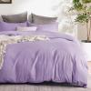 imageBedsure Duvet Cover Queen Size  Only Includes 1 Duvet Cover 90x90 Hotel Luxury Soft Double Brushed All Season Bedding for Kids amp Adults Zipper Closure Grey No Comforter No Pillow Shams11  Orchid Bloom No Comforter