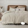 imageBedsure Duvet Cover Queen Size  Only Includes 1 Duvet Cover 90x90 Hotel Luxury Soft Double Brushed All Season Bedding for Kids amp Adults Zipper Closure Grey No Comforter No Pillow Shams03  Linen Only Duvet Cover