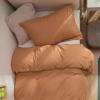 imageBedsure Duvet Cover Queen Size  Only Includes 1 Duvet Cover 90x90 Hotel Luxury Soft Double Brushed All Season Bedding for Kids amp Adults Zipper Closure Grey No Comforter No Pillow Shams02  Burnt Orange No Comforter