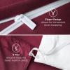 imageBedsure Duvet Cover Queen Size  Only Includes 1 Duvet Cover 90x90 Hotel Luxury Soft Double Brushed All Season Bedding for Kids amp Adults Zipper Closure Grey No Comforter No Pillow Shams08  Red No Comforter