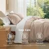 imageBedsure Duvet Cover Queen Size  Only Includes 1 Duvet Cover 90x90 Hotel Luxury Soft Double Brushed All Season Bedding for Kids amp Adults Zipper Closure Grey No Comforter No Pillow Shams09  Hazel No Comforter
