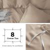 imageBedsure Duvet Cover Queen Size  Only Includes 1 Duvet Cover 90x90 Hotel Luxury Soft Double Brushed All Season Bedding for Kids amp Adults Zipper Closure Grey No Comforter No Pillow Shams09  Hazel No Comforter