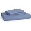 imageBedsure Duvet Cover Queen Size  Only Includes 1 Duvet Cover 90x90 Hotel Luxury Soft Double Brushed All Season Bedding for Kids amp Adults Zipper Closure Grey No Comforter No Pillow Shams06  Slate Blue No Comforter