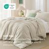 imageBedsure Duvet Cover Queen Size  Only Includes 1 Duvet Cover 90x90 Hotel Luxury Soft Double Brushed All Season Bedding for Kids amp Adults Zipper Closure Grey No Comforter No Pillow Shams03  Linen No Comforter