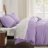 imageBedsure Duvet Cover Queen Size  Only Includes 1 Duvet Cover 90x90 Hotel Luxury Soft Double Brushed All Season Bedding for Kids amp Adults Zipper Closure Grey No Comforter No Pillow Shams11  Orchid Bloom No Comforter