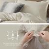 imageBedsure Duvet Cover Queen Size  Only Includes 1 Duvet Cover 90x90 Hotel Luxury Soft Double Brushed All Season Bedding for Kids amp Adults Zipper Closure Grey No Comforter No Pillow Shams03  Linen Only Duvet Cover