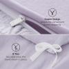 imageBedsure Green Duvet Cover Queen Size with Bowknot Jacquard Design Soft and Elegant Boho Bedding Set Luxurious Craftsmanship for a Stylish BedroomIncludes 1 90x90 Duvet Cover amp 2 Pillow Shams22  Purple Bowknot No Comforter