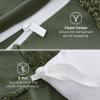 imageBedsure Green Duvet Cover Queen Size with Bowknot Jacquard Design Soft and Elegant Boho Bedding Set Luxurious Craftsmanship for a Stylish BedroomIncludes 1 90x90 Duvet Cover amp 2 Pillow Shams03  Olive Green No Comforter