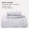 imageBedsure Green Duvet Cover Queen Size with Bowknot Jacquard Design Soft and Elegant Boho Bedding Set Luxurious Craftsmanship for a Stylish BedroomIncludes 1 90x90 Duvet Cover amp 2 Pillow Shams22  Purple Bowknot No Comforter