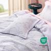 imageBedsure Green Duvet Cover Queen Size with Bowknot Jacquard Design Soft and Elegant Boho Bedding Set Luxurious Craftsmanship for a Stylish BedroomIncludes 1 90x90 Duvet Cover amp 2 Pillow Shams22  Purple Bowknot No Comforter