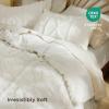 imageBedsure Green Duvet Cover Queen Size with Bowknot Jacquard Design Soft and Elegant Boho Bedding Set Luxurious Craftsmanship for a Stylish BedroomIncludes 1 90x90 Duvet Cover amp 2 Pillow Shams22  White Tufted No Comforter