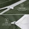 imageBedsure Textured Duvet Cover Queen Size  CottonLike Polyester Jacquard Duvet Cover Set for All Seasons  3 Pieces Elevated Dobby Ultra Soft Bedding Set NO Comforter Olive Green Queen 90x 9003  Olive Green No Comforter