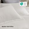 imageBedsure Waffle Weave Duvet Cover Queen Size Luxury Soft amp Breathable Comforter Cover for All Season 3 Pieces WrinkleResistant Zipper Bedding with 8 Corner Ties Black00  Ivory White No Comforter