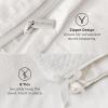 imageBedsure Waffle Weave Duvet Cover Queen Size Luxury Soft amp Breathable Comforter Cover for All Season 3 Pieces WrinkleResistant Zipper Bedding with 8 Corner Ties Black00  Ivory White No Comforter