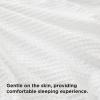 imageBedsure Waffle Weave Duvet Cover Queen Size Luxury Soft amp Breathable Comforter Cover for All Season 3 Pieces WrinkleResistant Zipper Bedding with 8 Corner Ties Black08  Pure White No Comforter