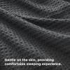 imageBedsure Waffle Weave Duvet Cover Queen Size Luxury Soft amp Breathable Comforter Cover for All Season 3 Pieces WrinkleResistant Zipper Bedding with 8 Corner Ties Black04  Charcoal Grey No Comforter