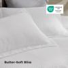 imageBedsure Waffle Weave Duvet Cover Queen Size Luxury Soft amp Breathable Comforter Cover for All Season 3 Pieces WrinkleResistant Zipper Bedding with 8 Corner Ties Black08  Pure White No Comforter
