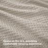 imageBedsure Waffle Weave Duvet Cover Queen Size Luxury Soft amp Breathable Comforter Cover for All Season 3 Pieces WrinkleResistant Zipper Bedding with 8 Corner Ties Black03  Linen No Comforter